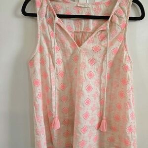 Lovestitch Pink and Cream Camisole